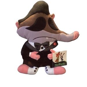 New Disney Zootopia Mr. Big Plush Approximately 13” - 14” Tall